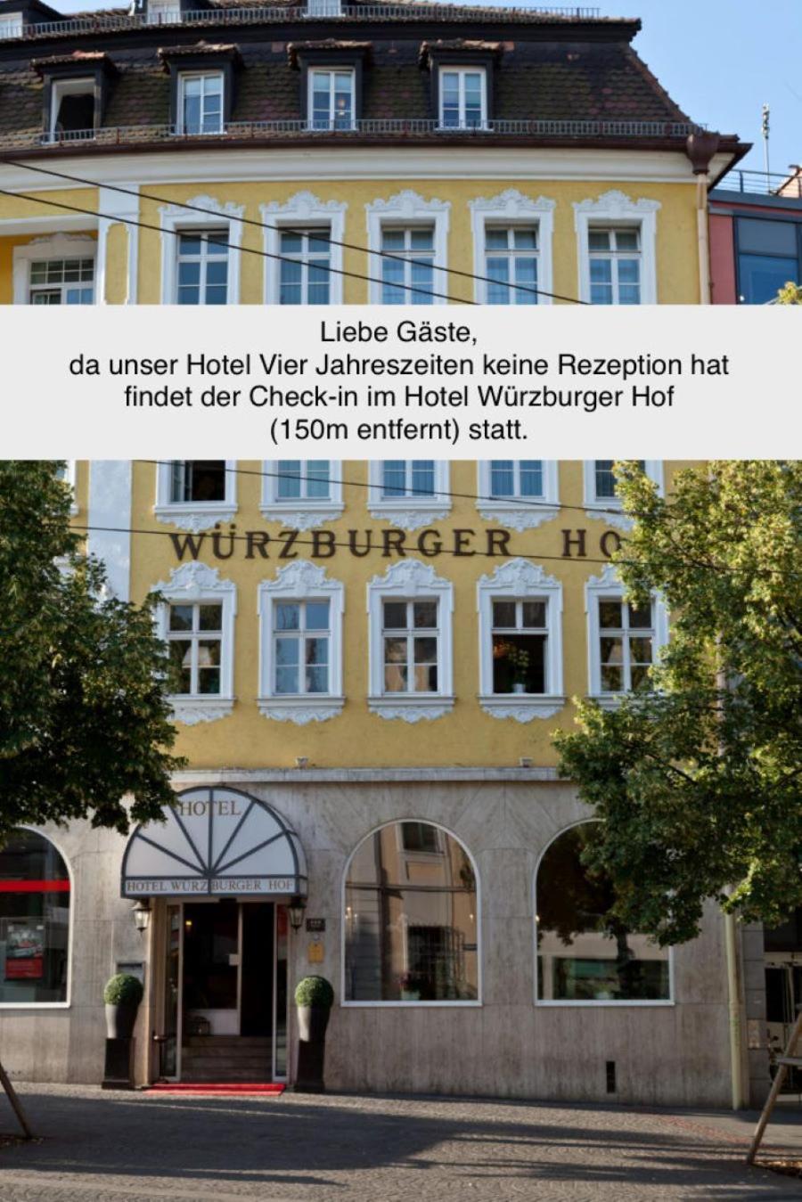 Vier Jahreszeiten Hotel Würzburg Eksteriør billede